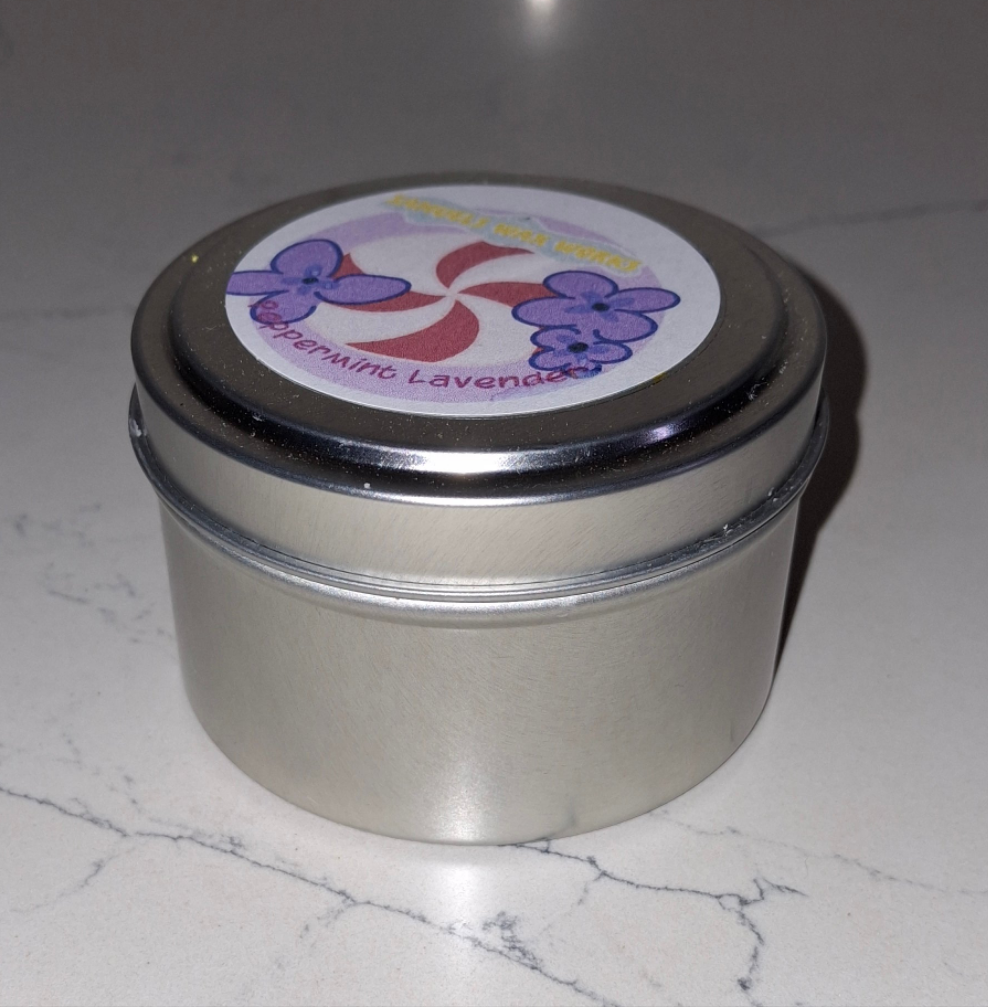 Peppermint + Lavender - Travel candle