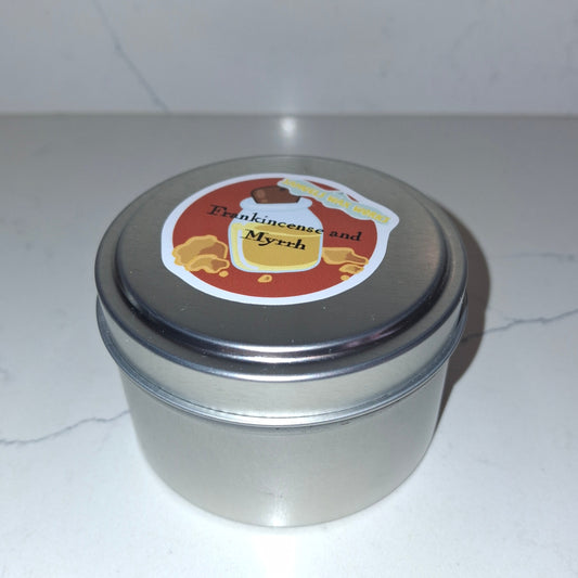 Frankincense and Myrrh - Soy - Travel Candle - 4oz