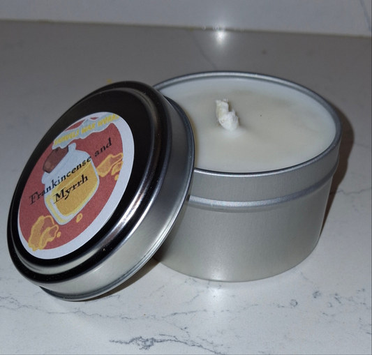Frankincense and Myrrh - Travel Candle