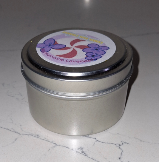 Peppermint + Lavender - Travel candle